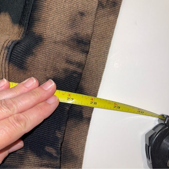 Champion Hoodie Custom Bleached Sz L - Picture 8 of 10